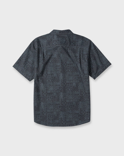 Koa Classic Short Sleeve Woven Shirt - Dark Slate