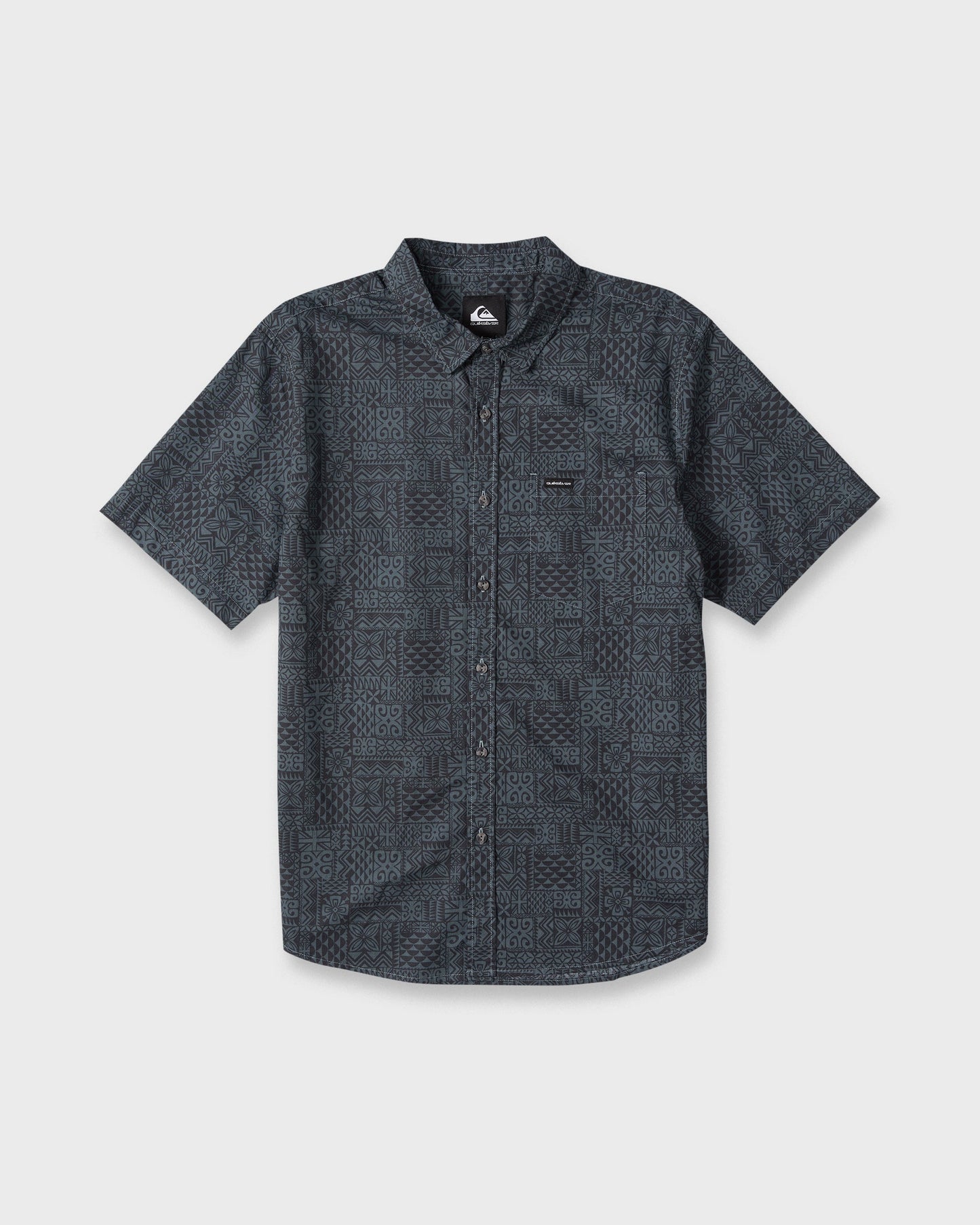 Koa Classic Short Sleeve Woven Shirt - Dark Slate