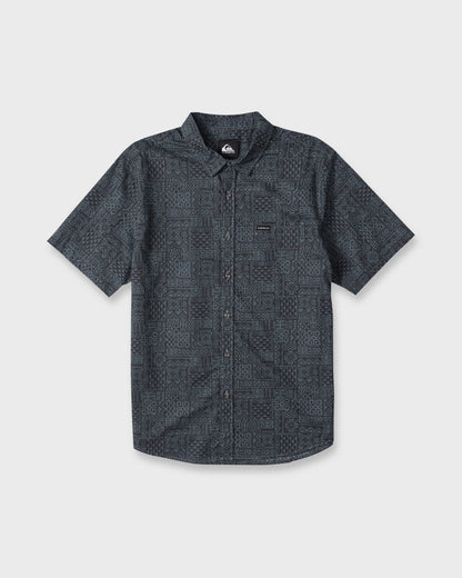 Koa Classic Short Sleeve Woven Shirt - Dark Slate