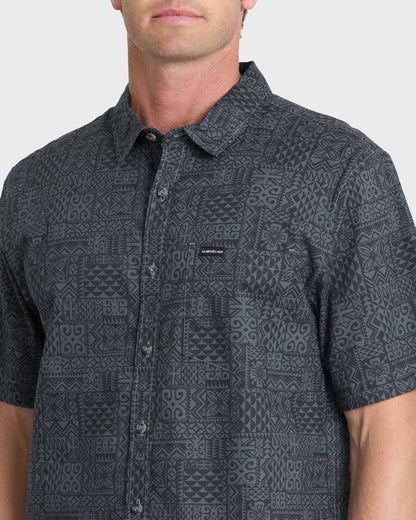 Koa Classic Short Sleeve Woven Shirt - Dark Slate