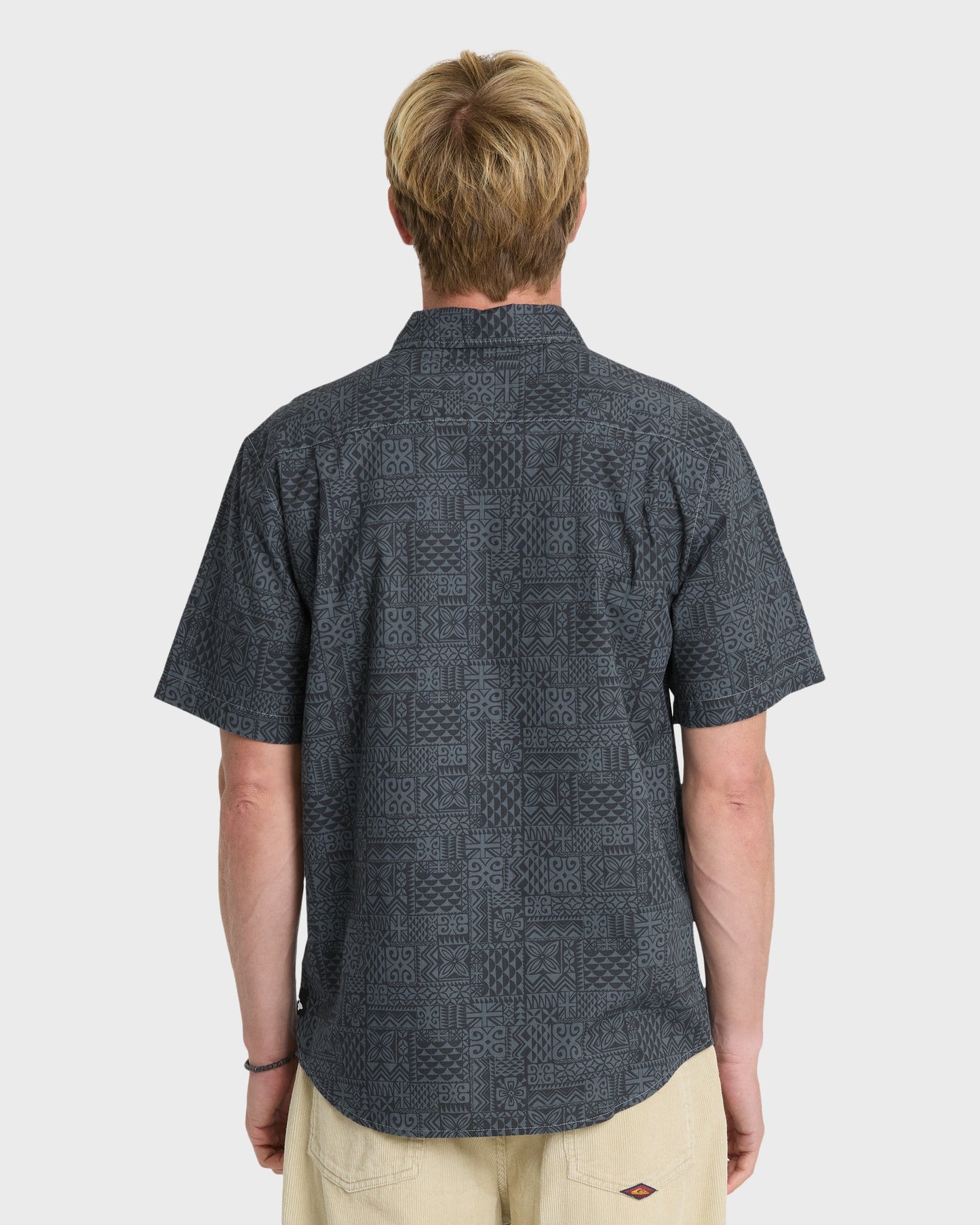 Koa Classic Short Sleeve Woven Shirt - Dark Slate