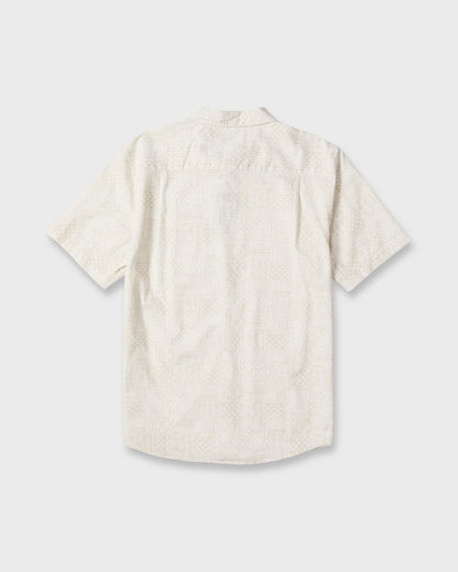 Koa Classic Short Sleeve Woven Shirt - Snow White