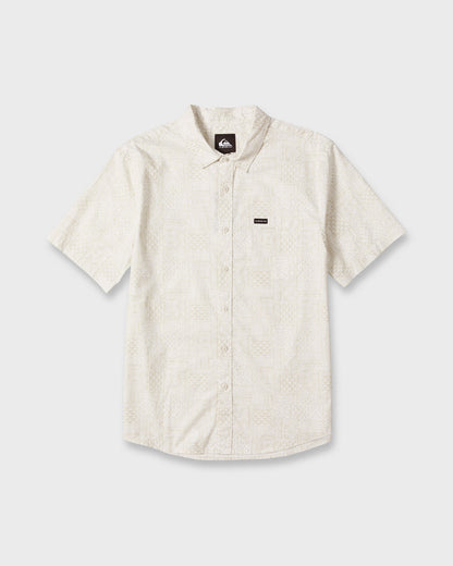 Koa Classic Short Sleeve Woven Shirt - Snow White