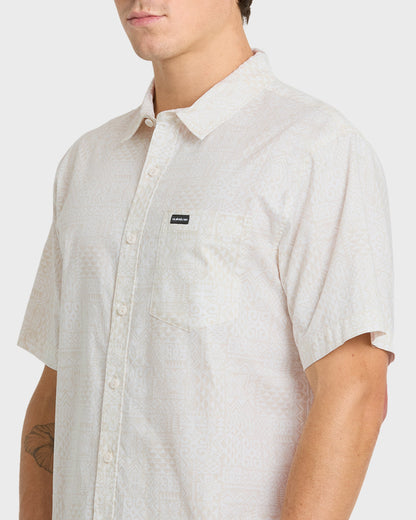 Koa Classic Short Sleeve Woven Shirt - Snow White