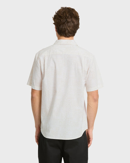 Koa Classic Short Sleeve Woven Shirt - Snow White