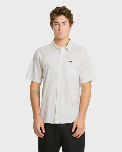Koa Classic Short Sleeve Woven Shirt - Snow White