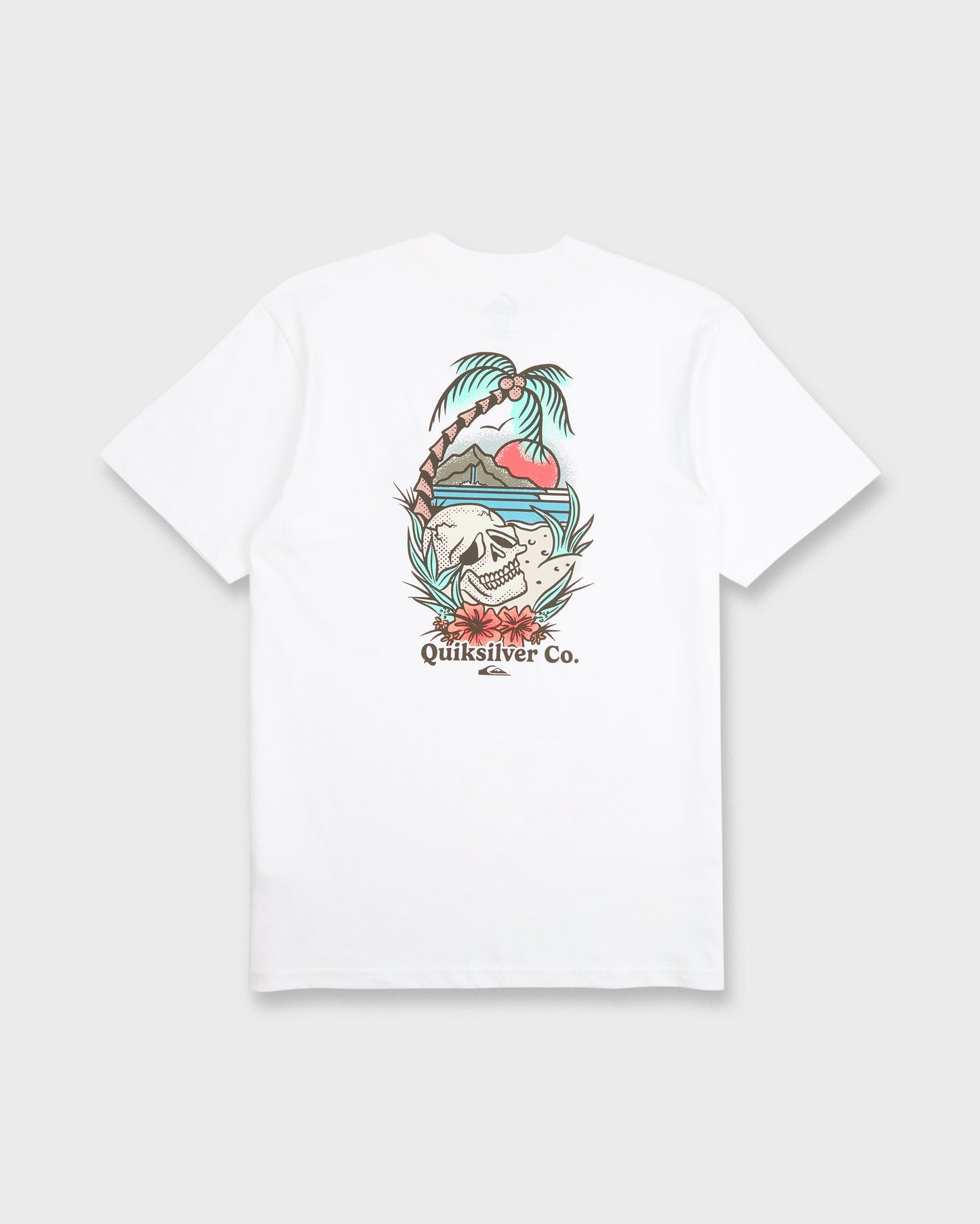 Staycation Short Sleeve Cotton T-Shirt - White