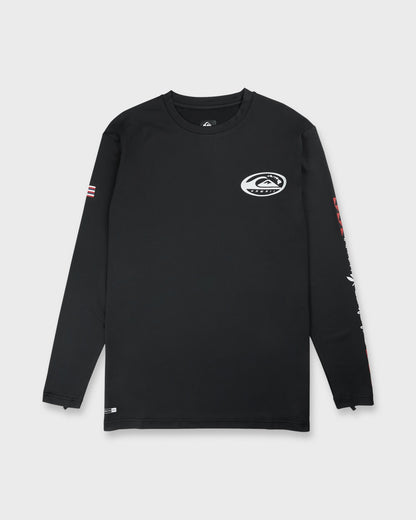 Hawaii Everyday Long Sleeve Surf Tee - Black
