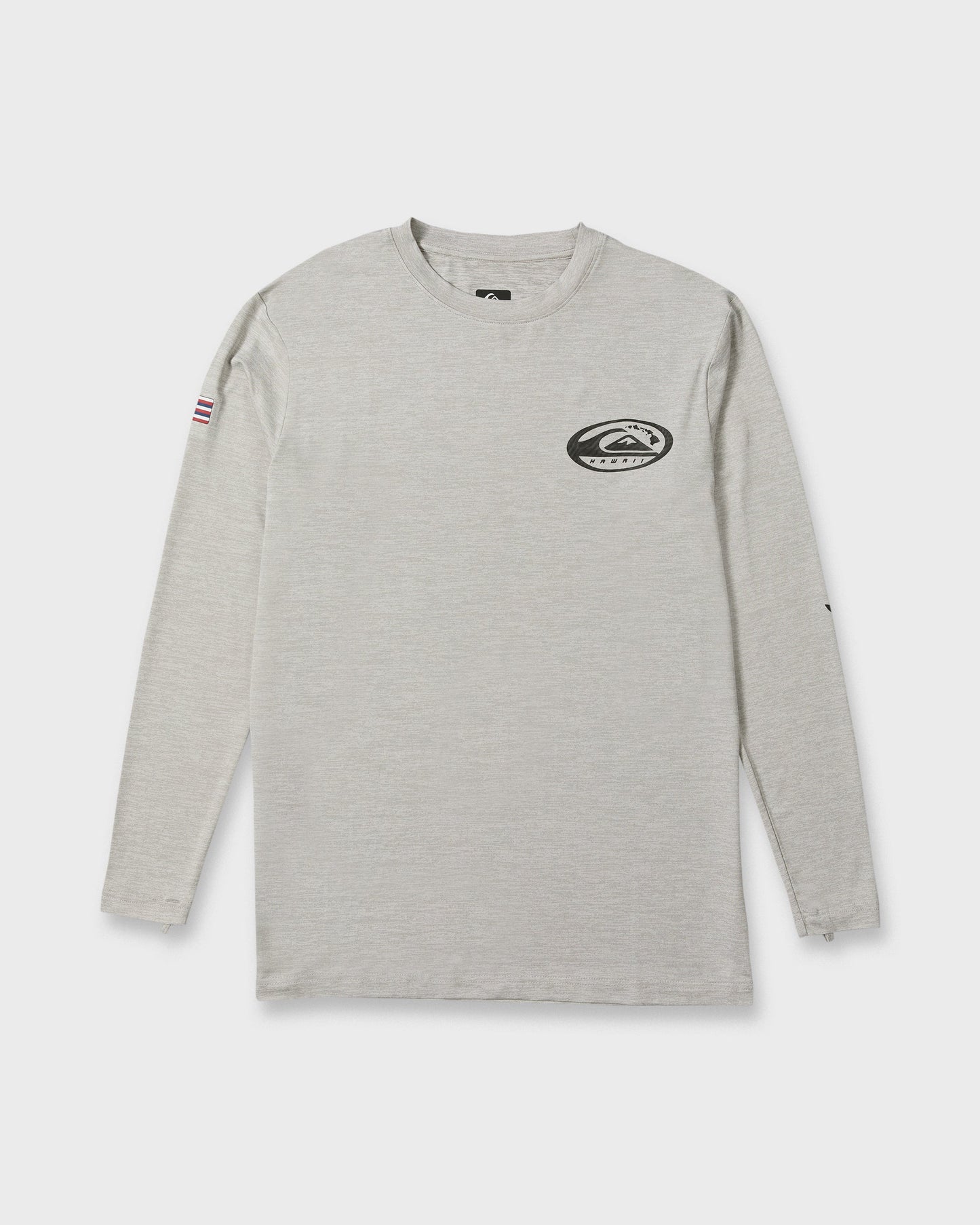 Hawaii Everyday Long Sleeve Surf Tee - Light Grey Hth