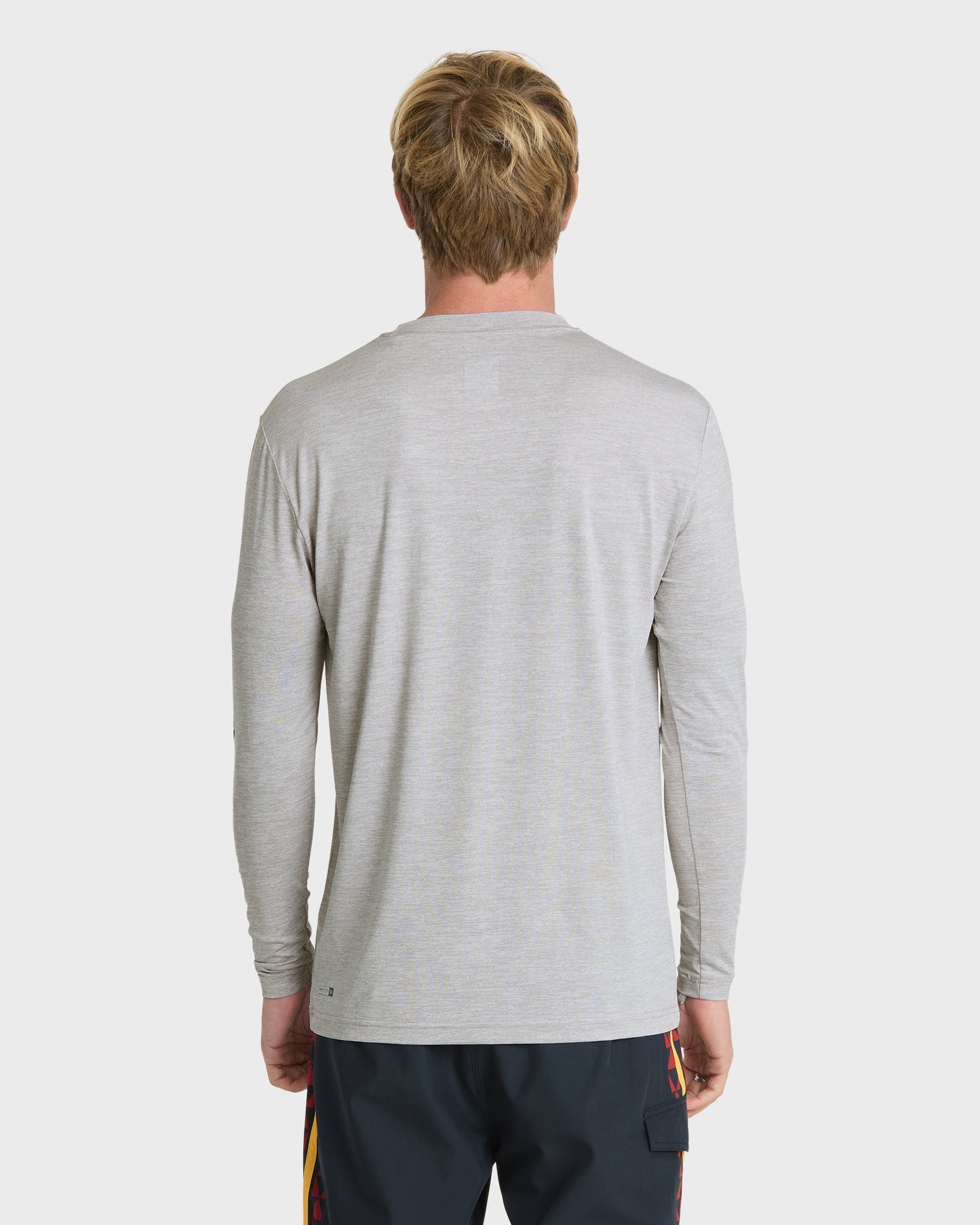 Hawaii Everyday Long Sleeve Surf Tee - Light Grey Hth