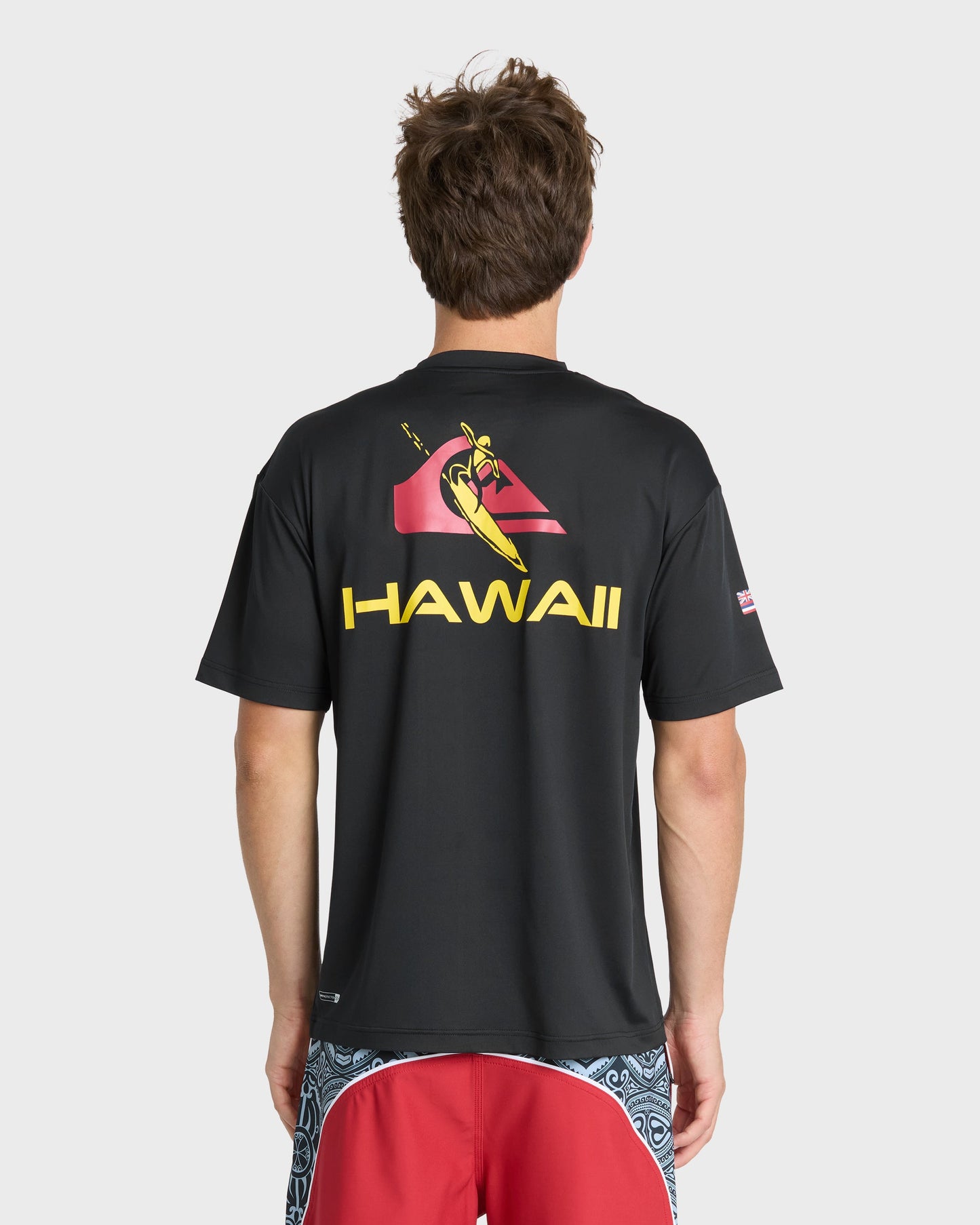 Hawaii Everyday Short Sleeve Surf Tee - Black