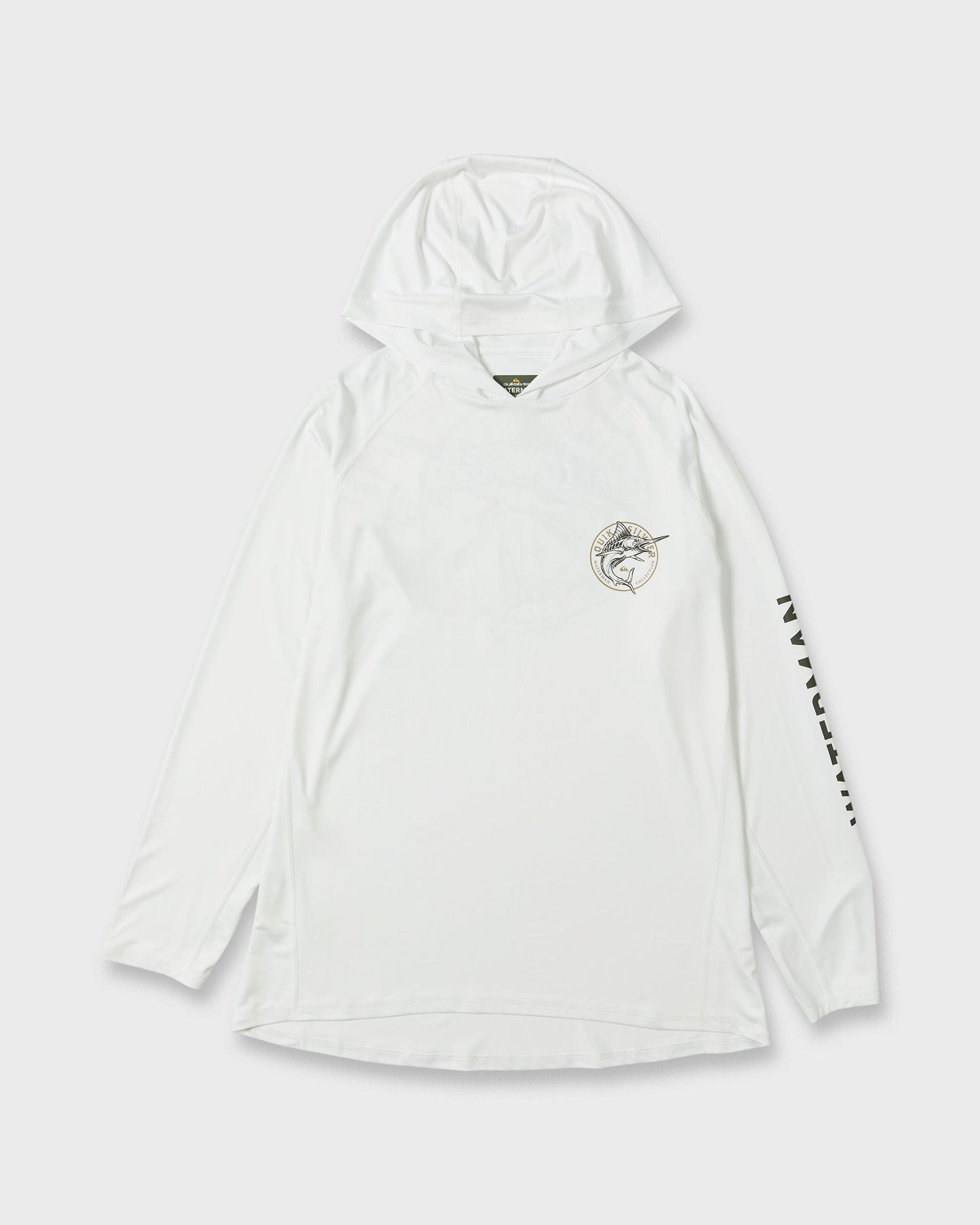 Waterman Catch Em All Long Sleeve Surf Tee - White