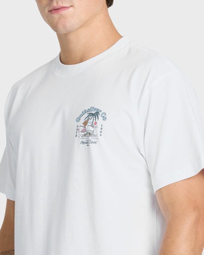Florida Pelican Island Short Sleeve Knit T-Shirt - White