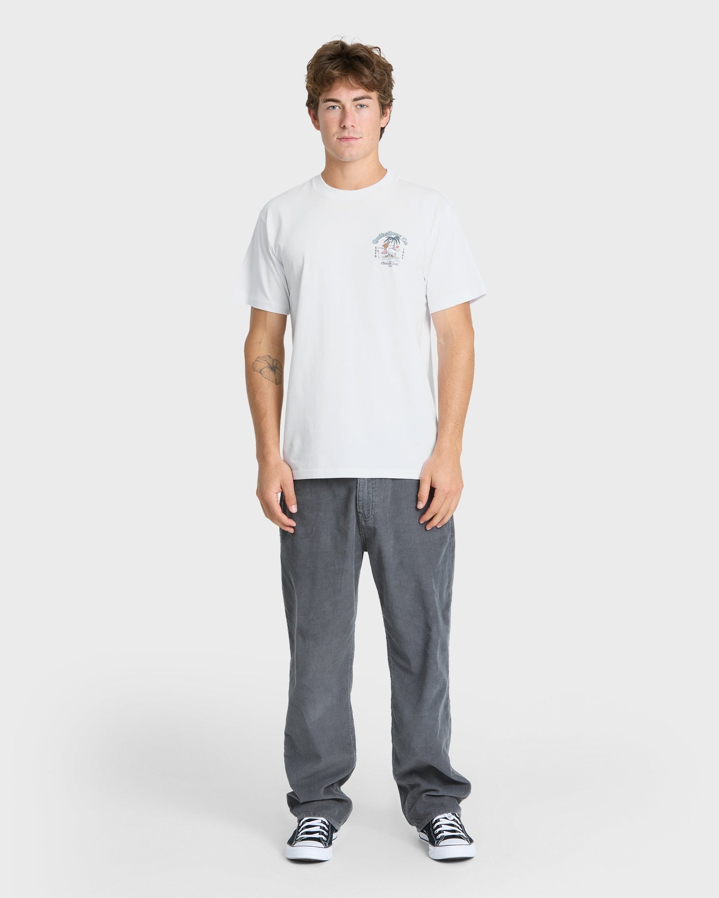 Florida Pelican Island Short Sleeve Knit T-Shirt - White