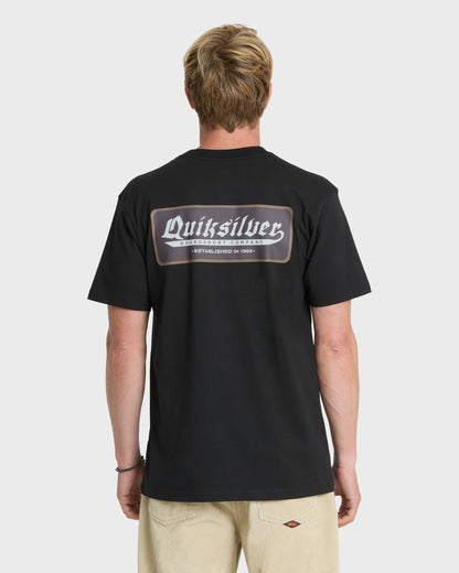 Oldie Classic Short Sleeve Knit T-Shirt - Black