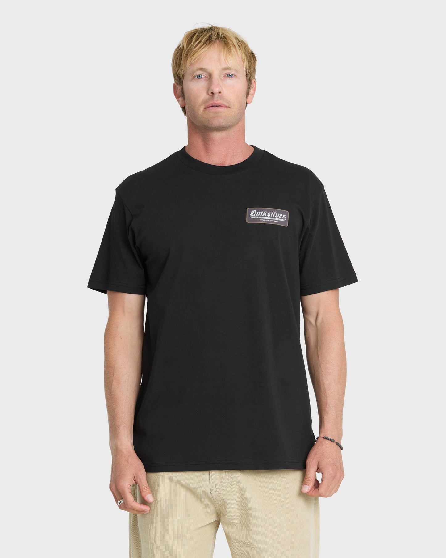 Oldie Classic Short Sleeve Knit T-Shirt - Black