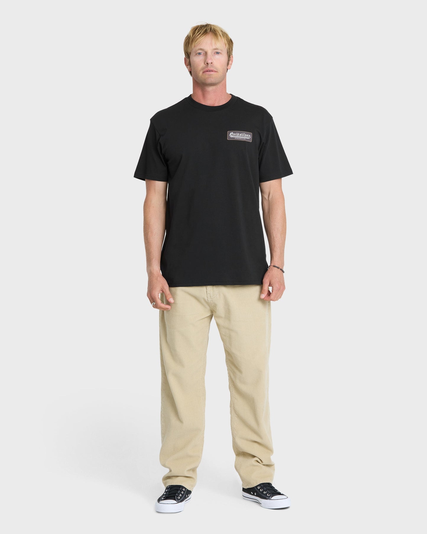 Oldie Classic Short Sleeve Knit T-Shirt - Black