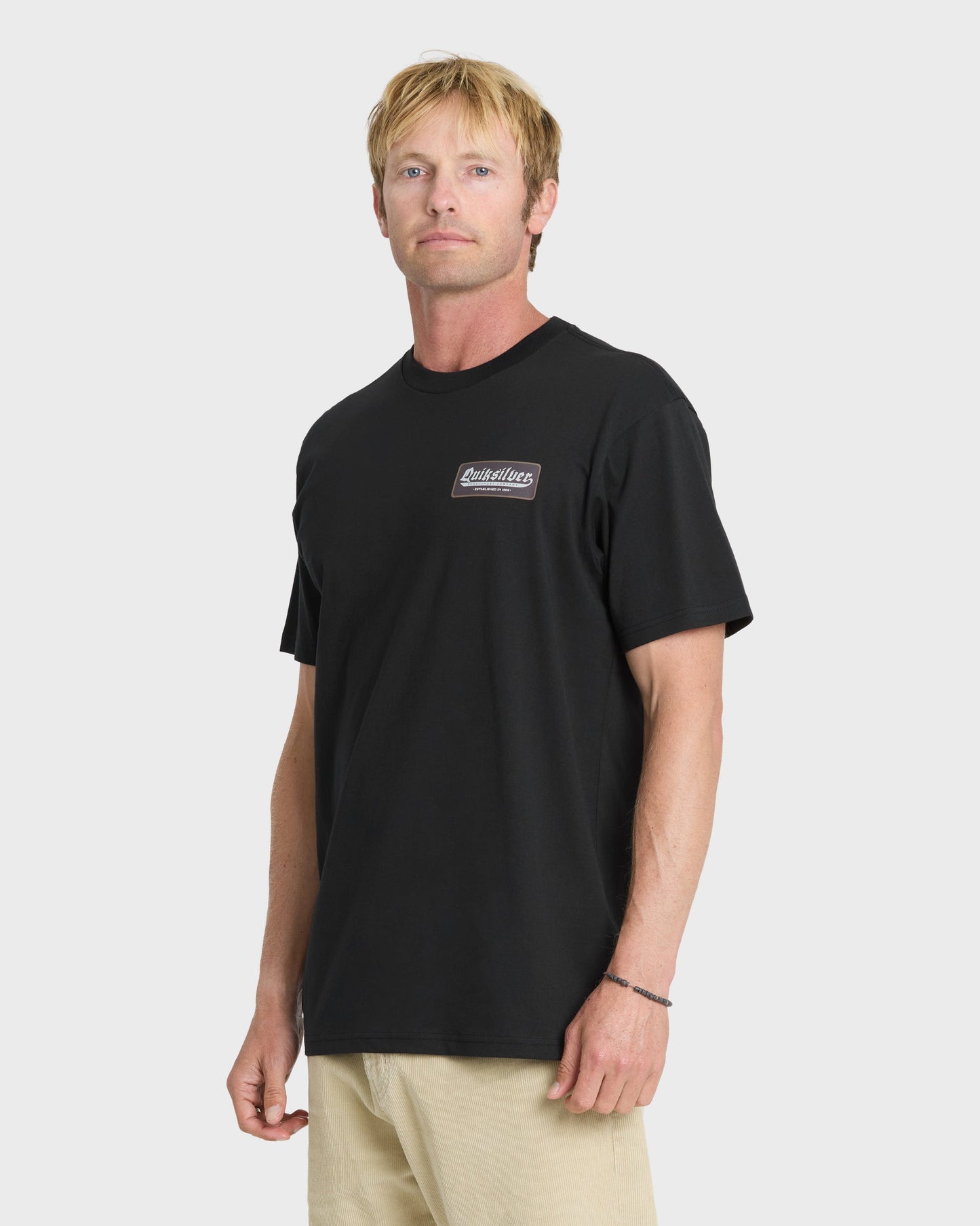 Oldie Classic Short Sleeve Knit T-Shirt - Black