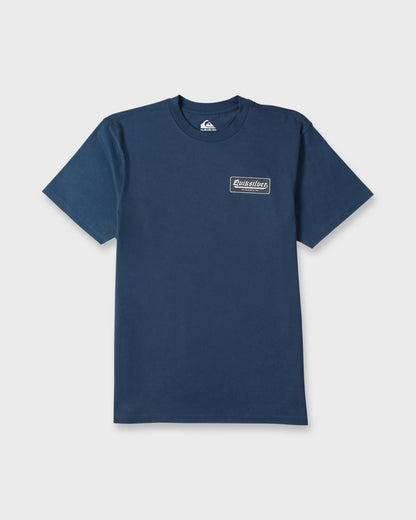 Oldie Classic Short Sleeve Knit T-Shirt - Dark Denim