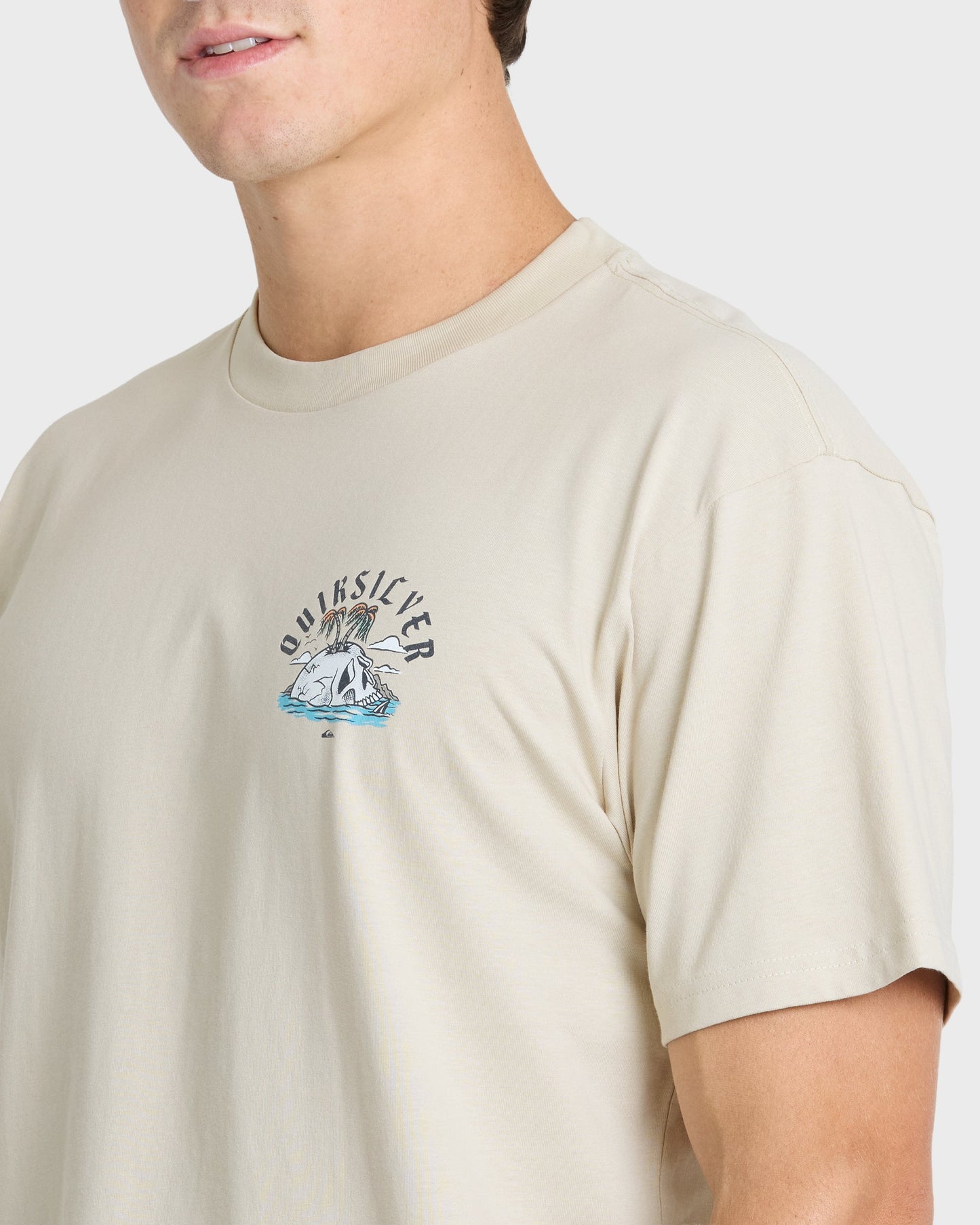 Skull Rock Classic Short Sleeve Knit T-Shirt - Peyote