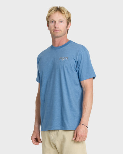 Dolby Short Sleeve Knit T-Shirt - Quiet Harbor Heather