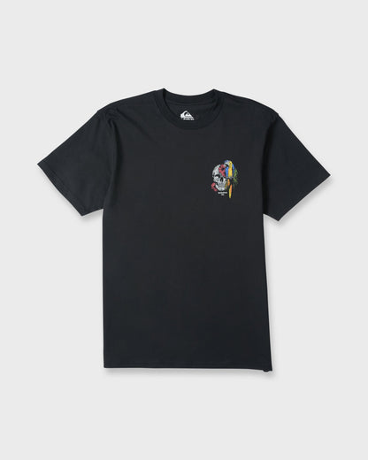 Bird Brain Classic Short Sleeve Knit T-Shirt - Black