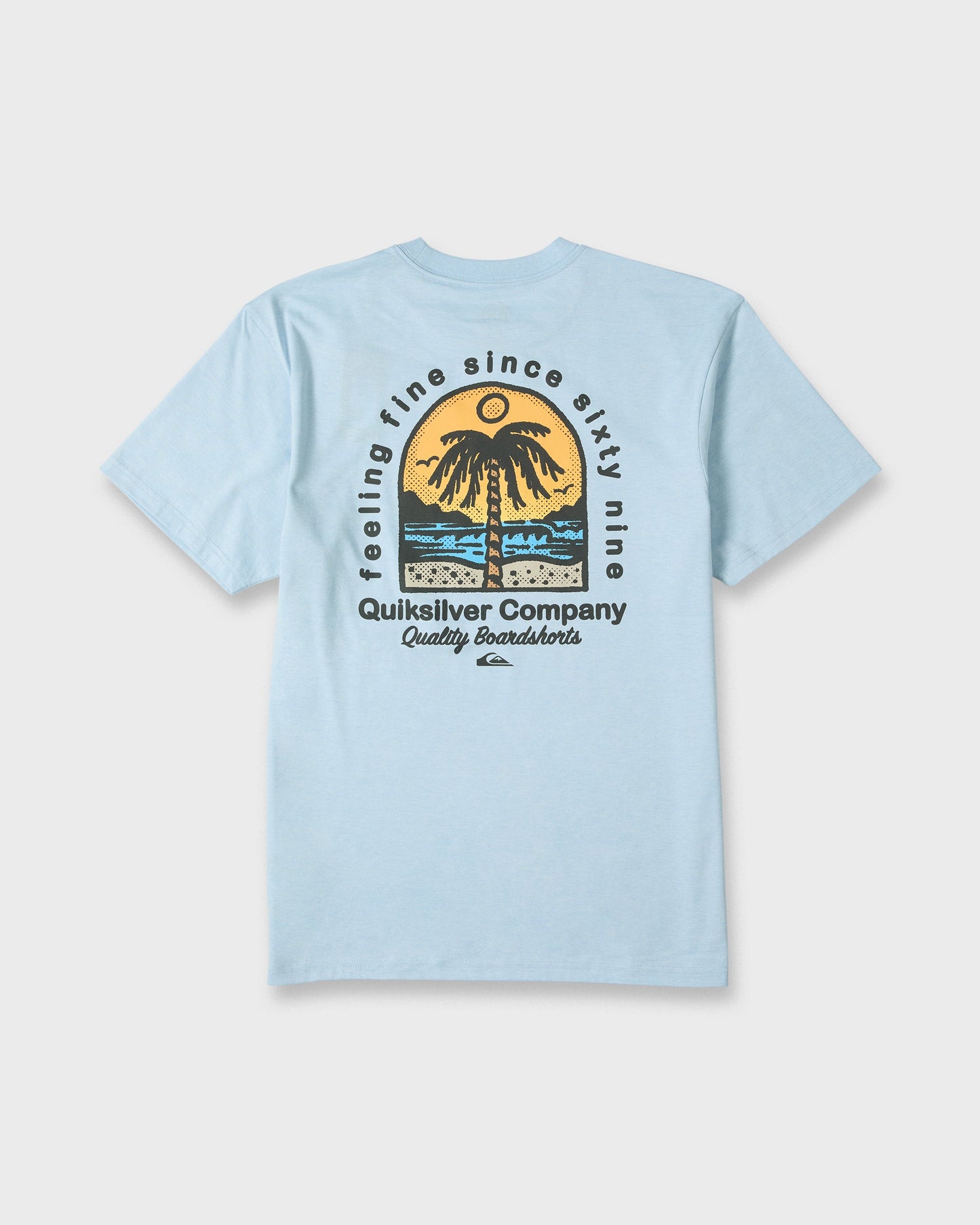 Easy Feeling Short Sleeve Knit T-Shirt - Skyway Heather