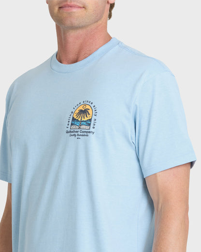 Easy Feeling Short Sleeve Knit T-Shirt - Skyway Heather