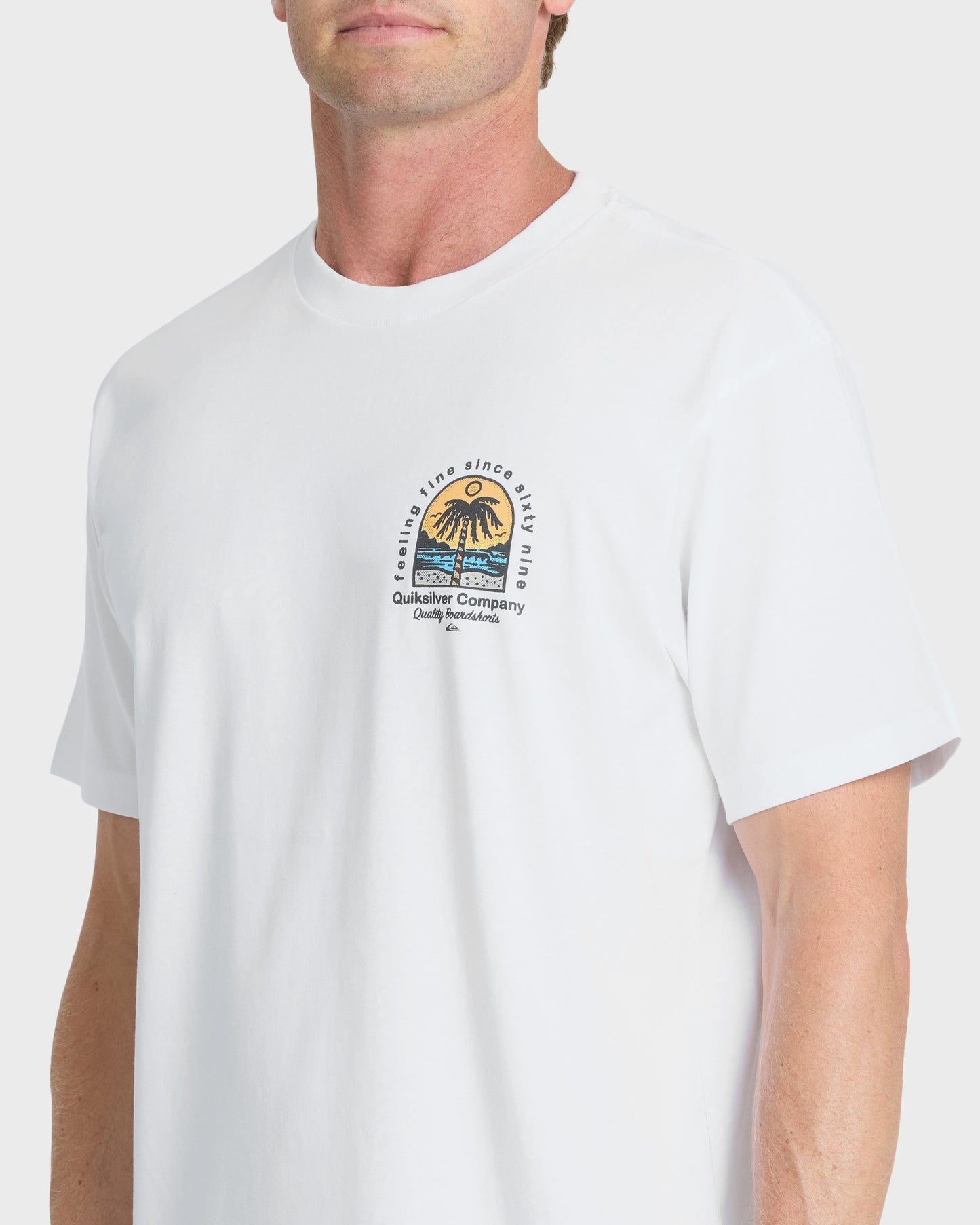 Easy Feeling Short Sleeve Knit T-Shirt - White