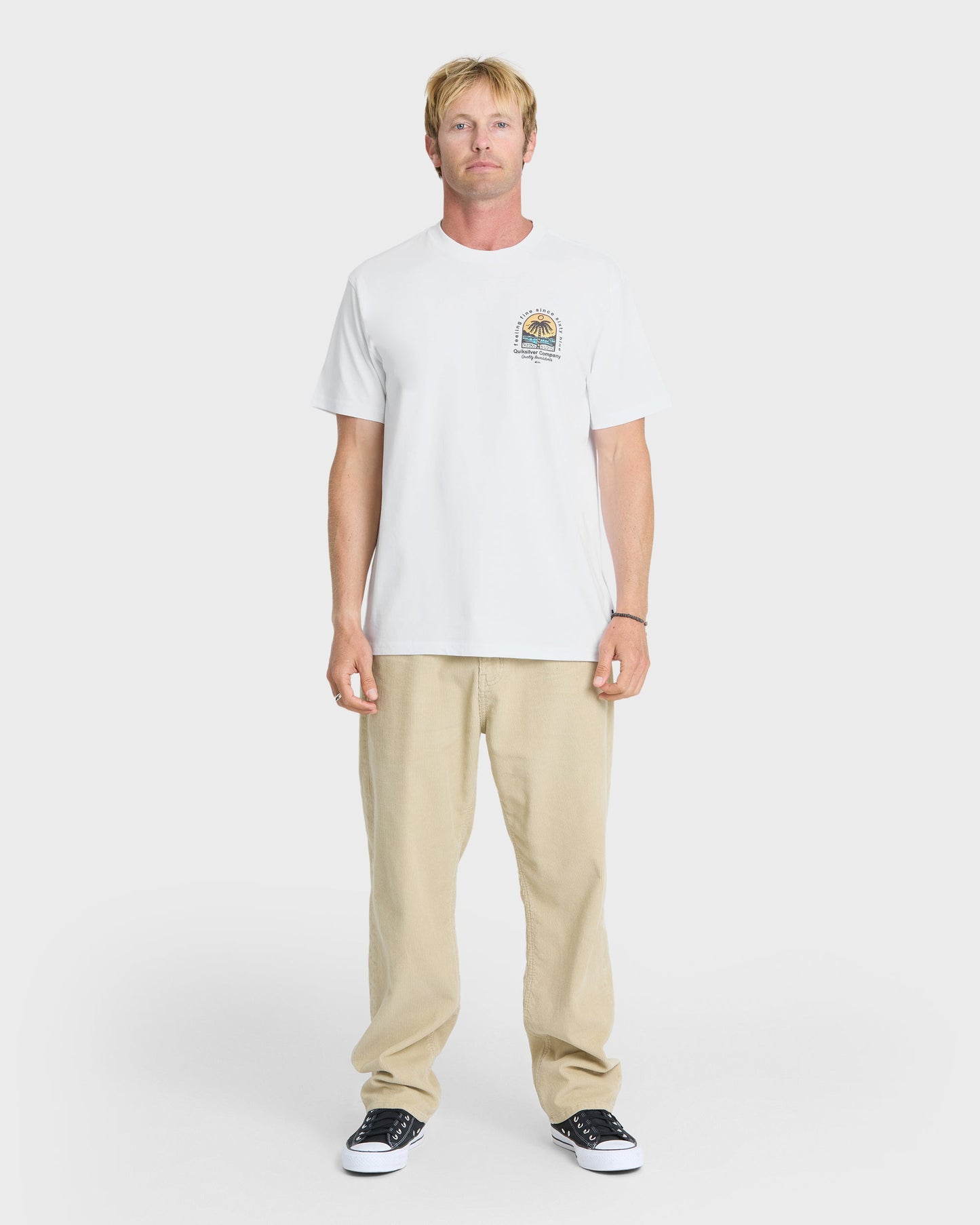 Easy Feeling Short Sleeve Knit T-Shirt - White