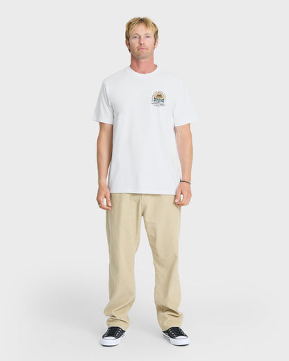 Easy Feeling Short Sleeve Knit T-Shirt - White