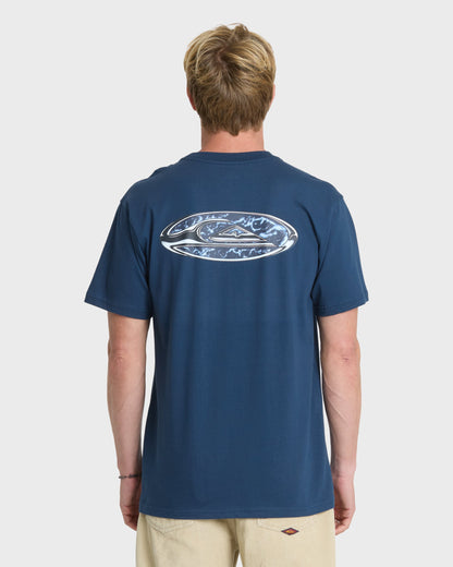 Solar Rain Classic Short Sleeve T-Shirt - Dark Denim
