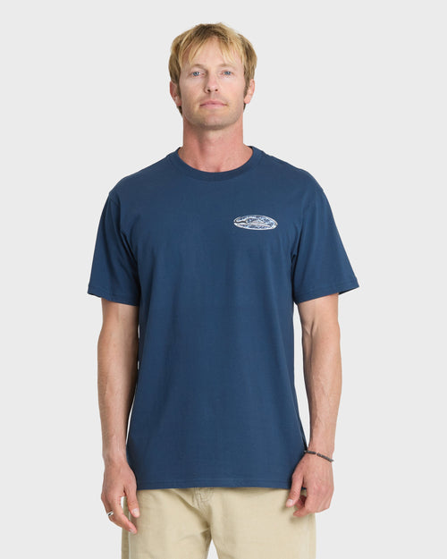 Solar Rain Classic Short Sleeve T-Shirt - Dark Denim