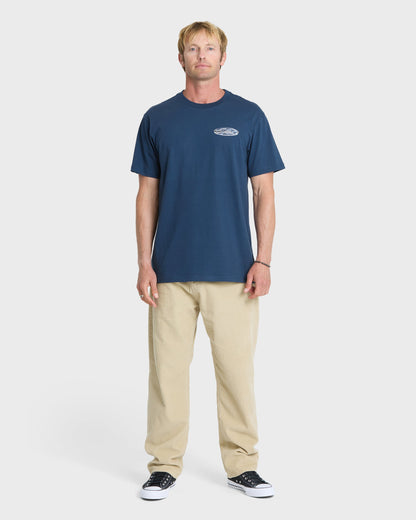 Solar Rain Classic Short Sleeve T-Shirt - Dark Denim