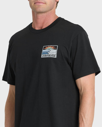 Rise Above Classic Short Sleeve Knit T-Shirt - Black