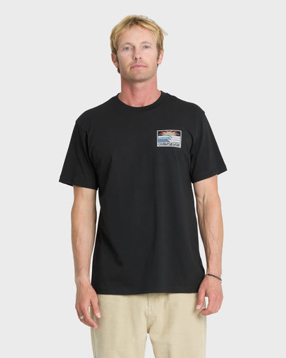 Rise Above Classic Short Sleeve Knit T-Shirt - Black