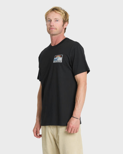 Rise Above Classic Short Sleeve Knit T-Shirt - Black