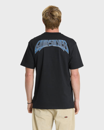 Internal Beat Classic Short Sleeve Knit T-Shirt - Black