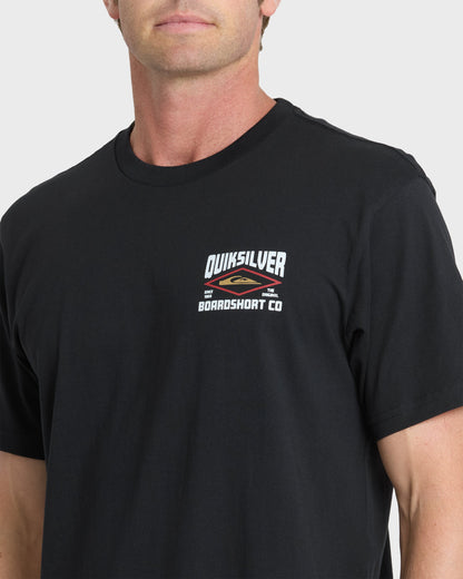 Stay Diamond Classic Short Sleeve Knit T-Shirt - Black