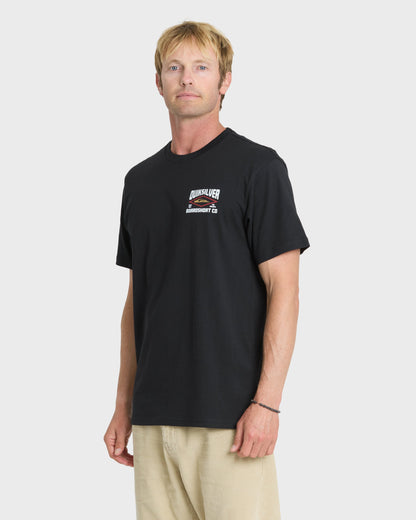 Stay Diamond Classic Short Sleeve Knit T-Shirt - Black