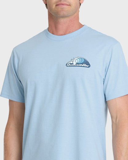 Spit Pit Classic Short Sleeve Cotton T-Shirt - Skyway Heather