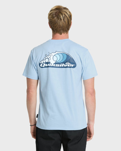 Spit Pit Classic Short Sleeve Cotton T-Shirt - Skyway Heather