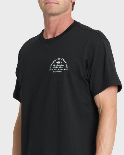 Garage Days Classic Short Sleeve Knit T-Shirt - Black