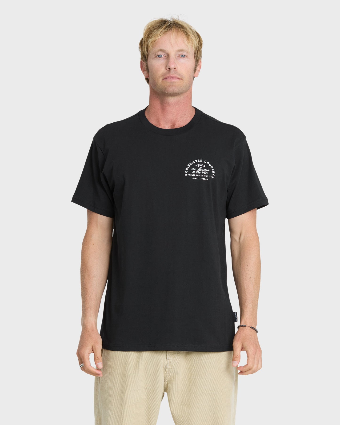 Garage Days Classic Short Sleeve Knit T-Shirt - Black