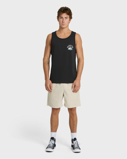 Skull Rock Tank Top - Black