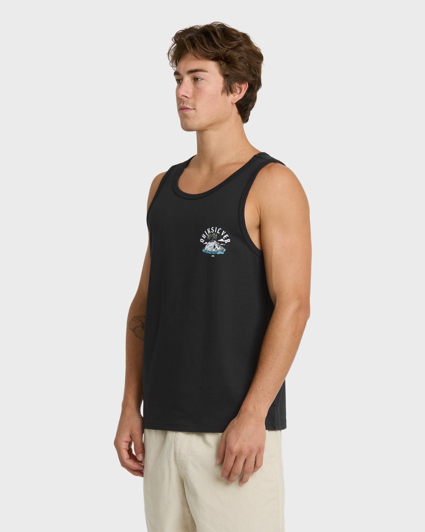 Skull Rock Tank Top - Black