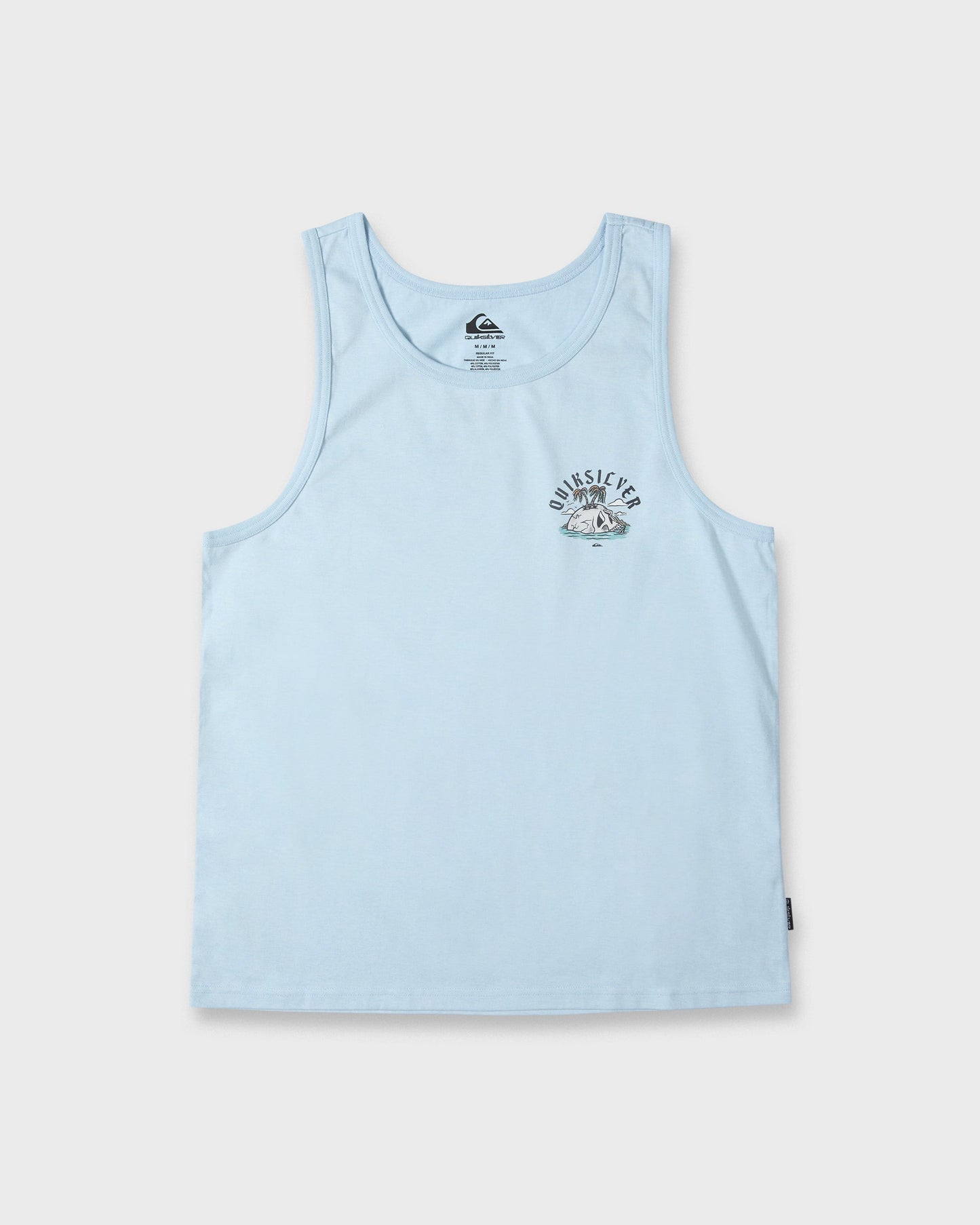 Skull Rock Tank Top - Skyway Heather