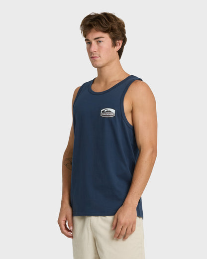 Shapers Crest Tank Top - Dark Denim
