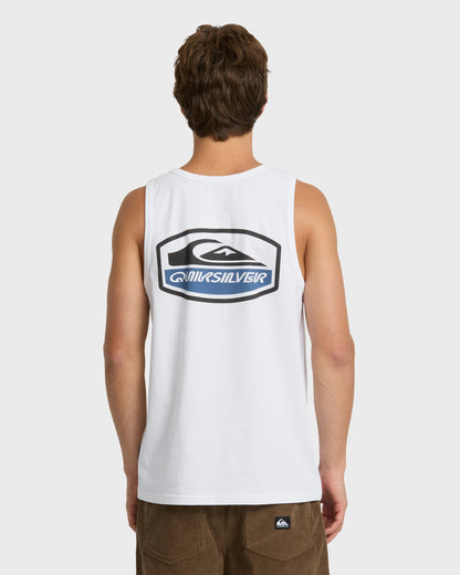 Shapers Crest Tank Top - White