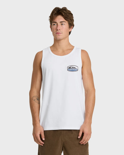 Shapers Crest Tank Top - White